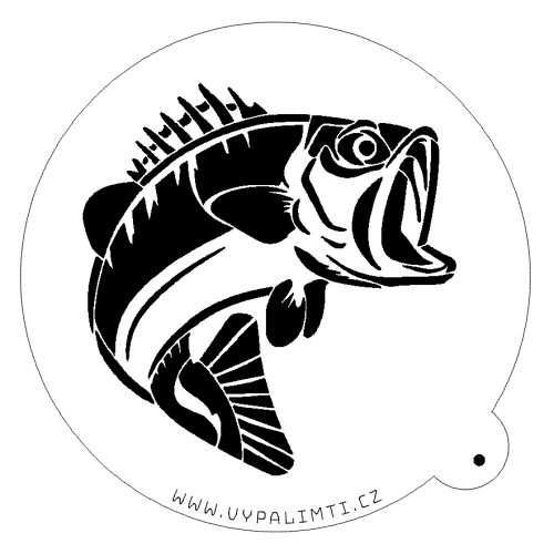 Stencil template - Fish