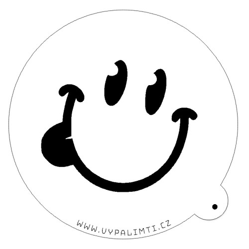 Schablonenvorlage - Smiley