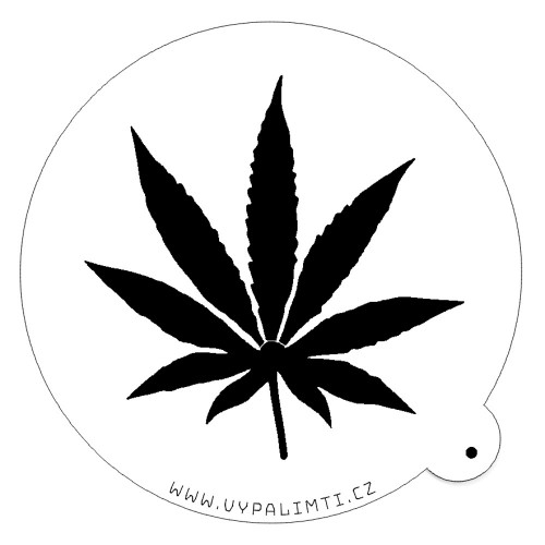 Szablon Stencil - Konopie / marihuana