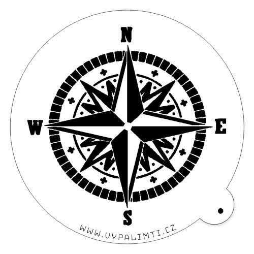 Stencil template - Compass