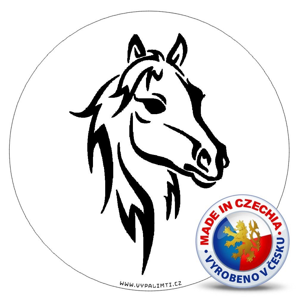 Stencil template - Horse 3