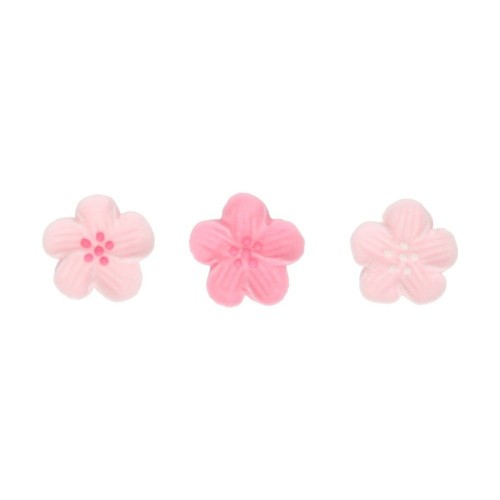 FunCakes Sugar Decorations Flower mix pink - pink flowers 24pcs