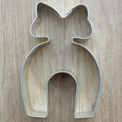 Cookie cutter - horseshoe with bow