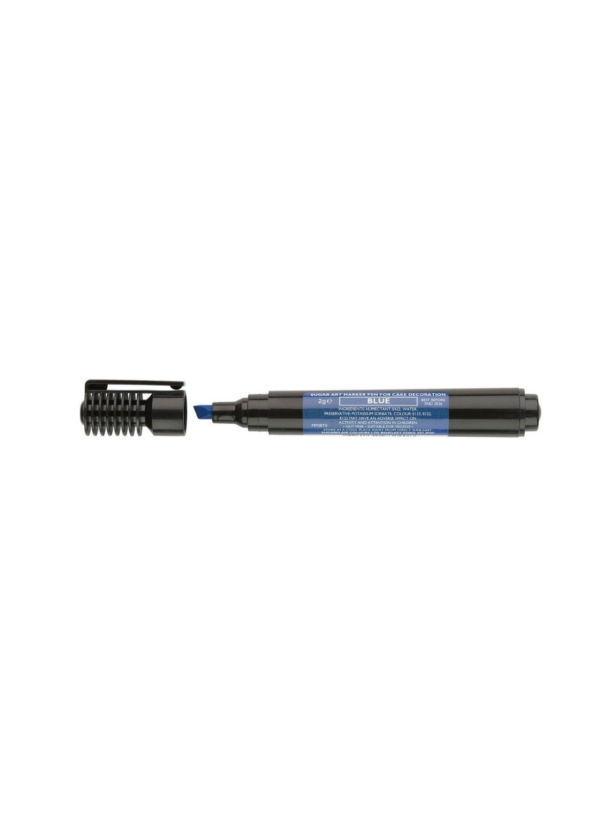 Sugarflair Markerstift Blau - essbarer Stift - Blau