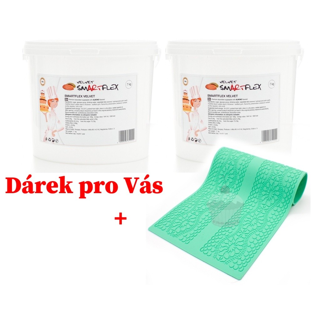 2 x Smartflex velvet migdał 7kg + koronka gratis