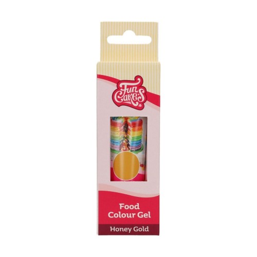 FunCakes - gelová barva - žlutá - Honey gold  30g