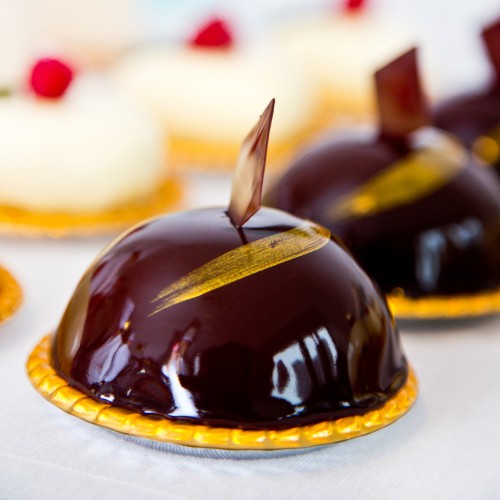 MIRALL mirror glaze with high gloss - DARK CHOCOLATE - CIOCCOLATO FONDENTE - 250g