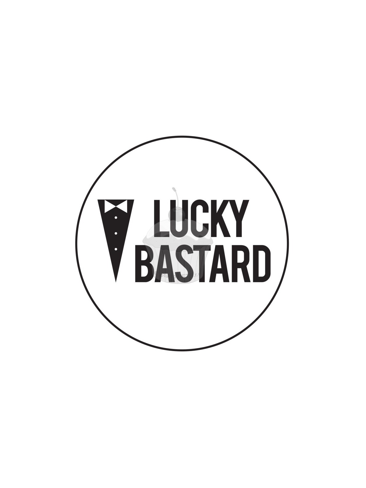 Edible paper "Lucky Bastard" A4