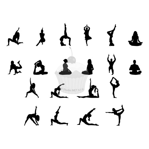Edible paper "Yoga" A4
