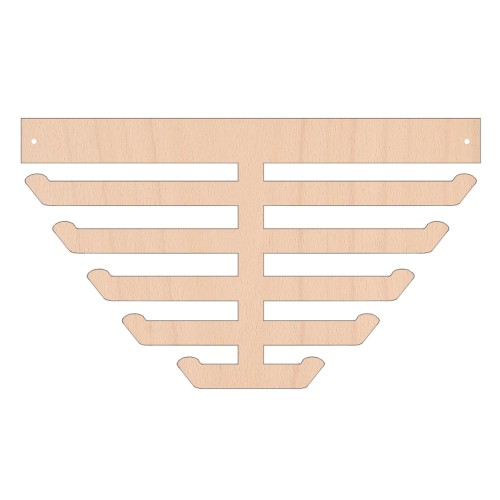 Wooden medal hanger - 02