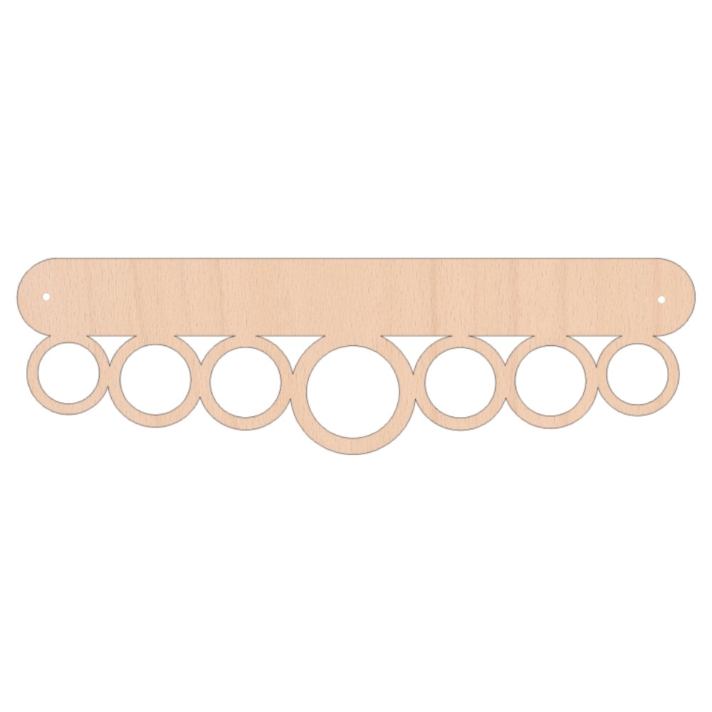 Wooden medal hanger - 07