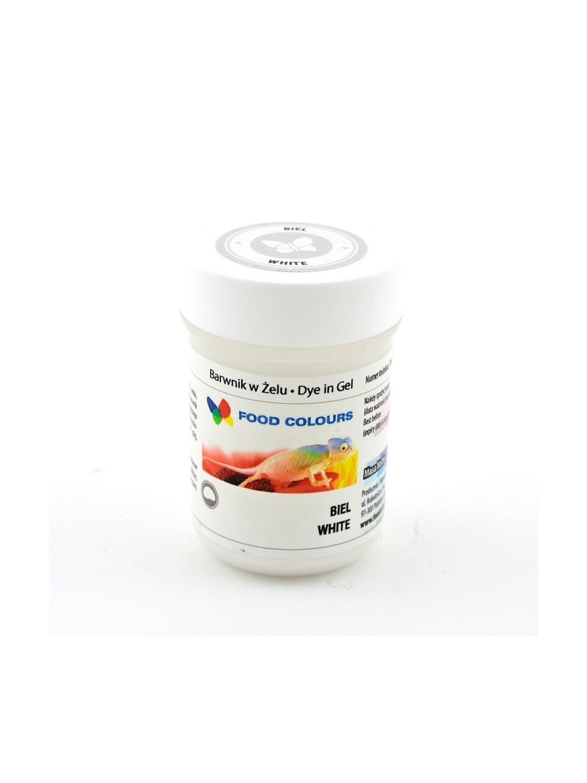 Food Colours - Gel color white extra 35 g