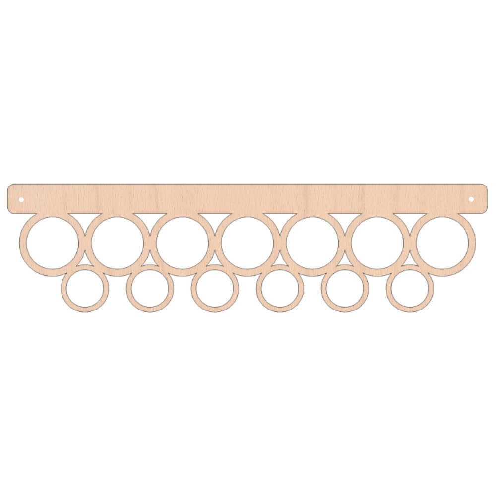 Wooden medal hanger - 18