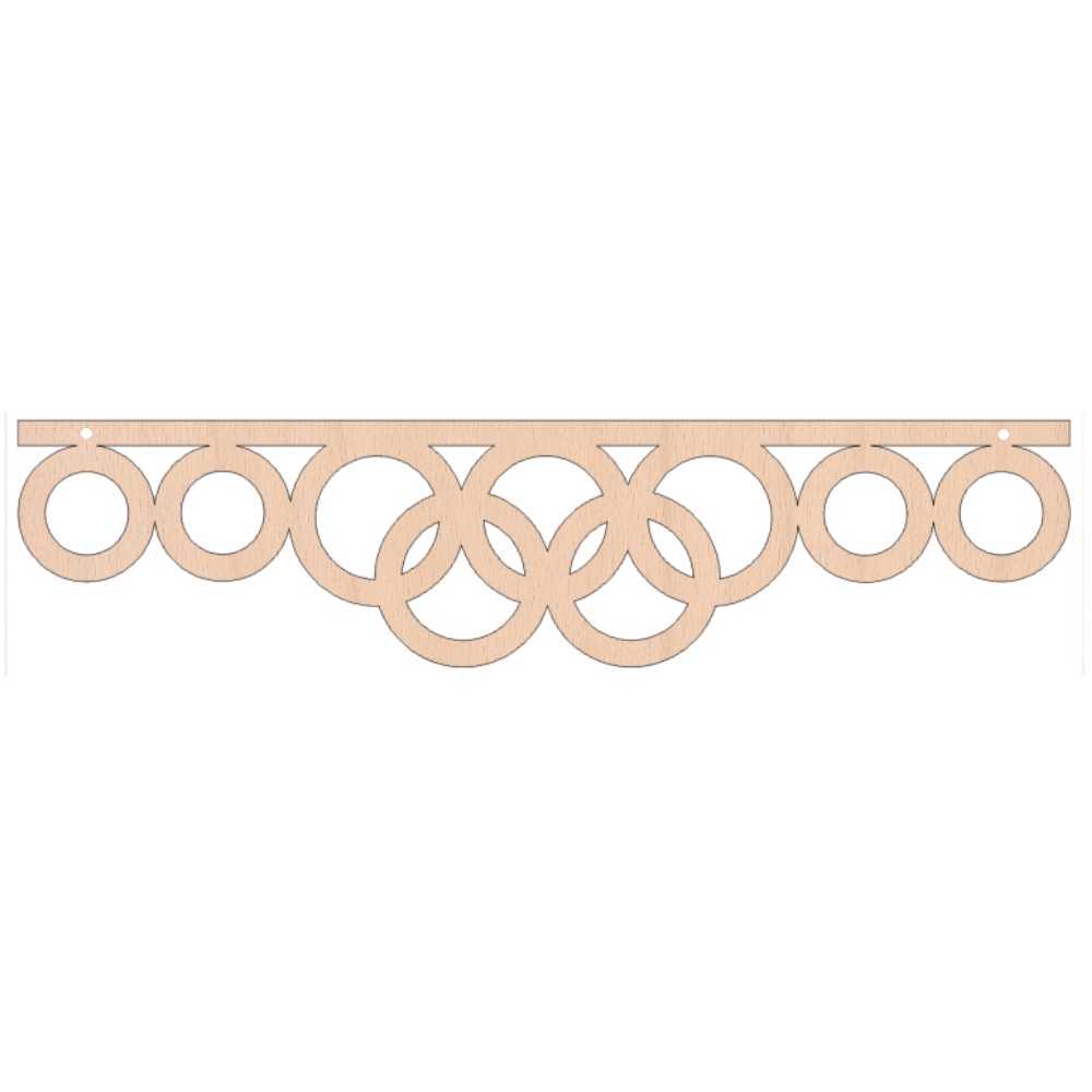 Wooden medal hanger - 26