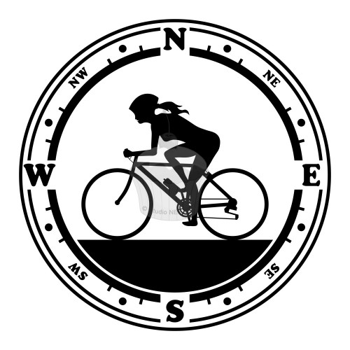 Papier jadalny „Kobieta rowerzystka 1”