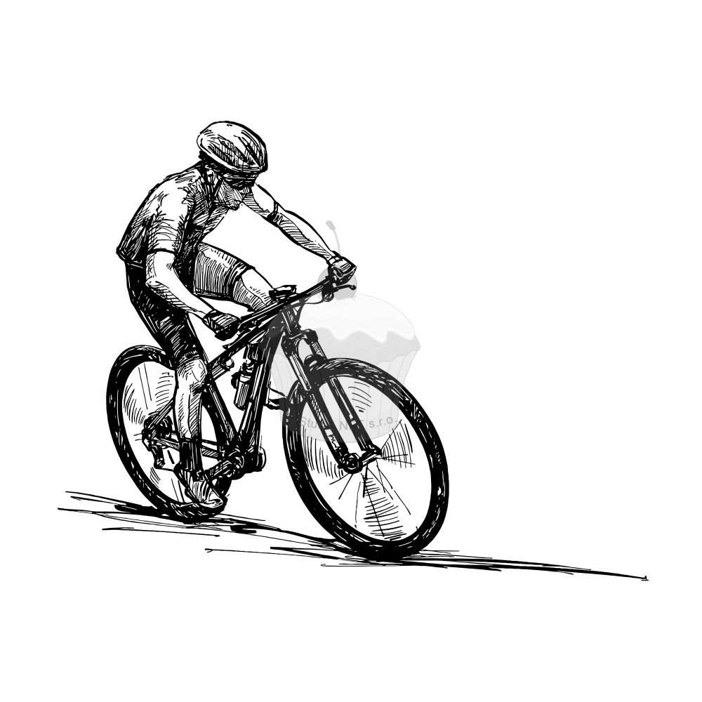 Edible paper "Cyclist 9" - A4
