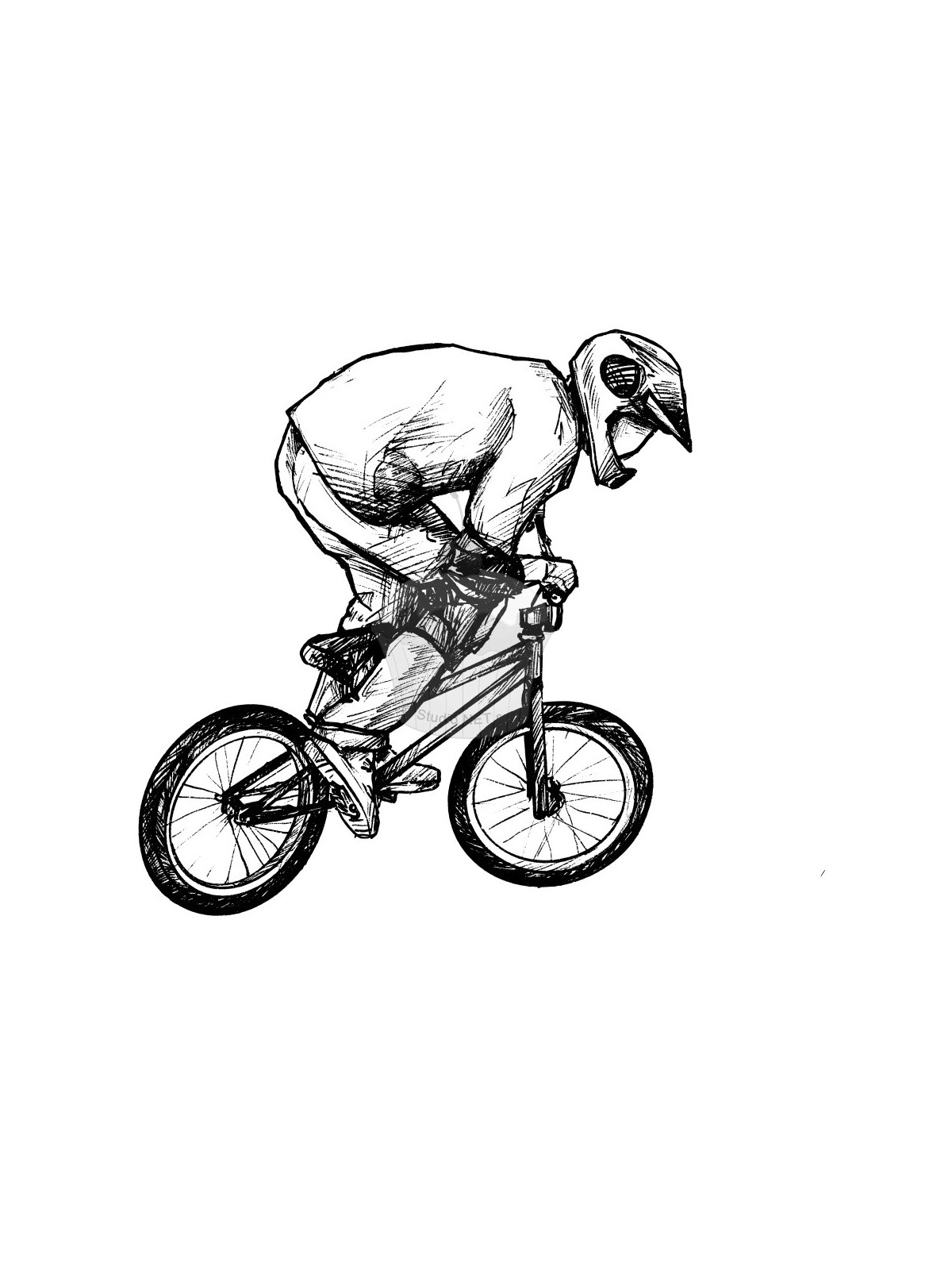 Edible paper "Cyclist 10" - A4