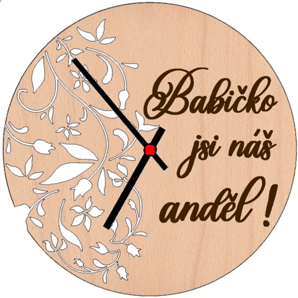 Wall clock - Grandma