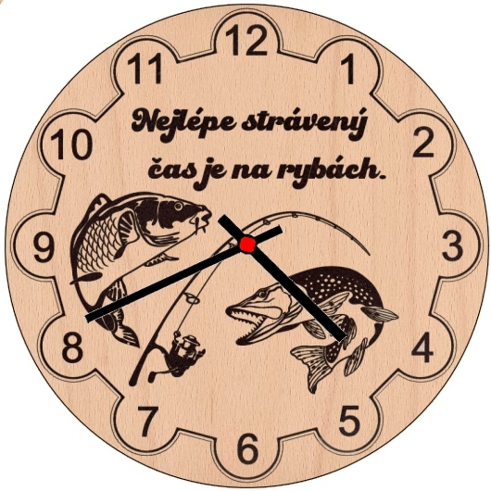 Wanduhr - Fischer