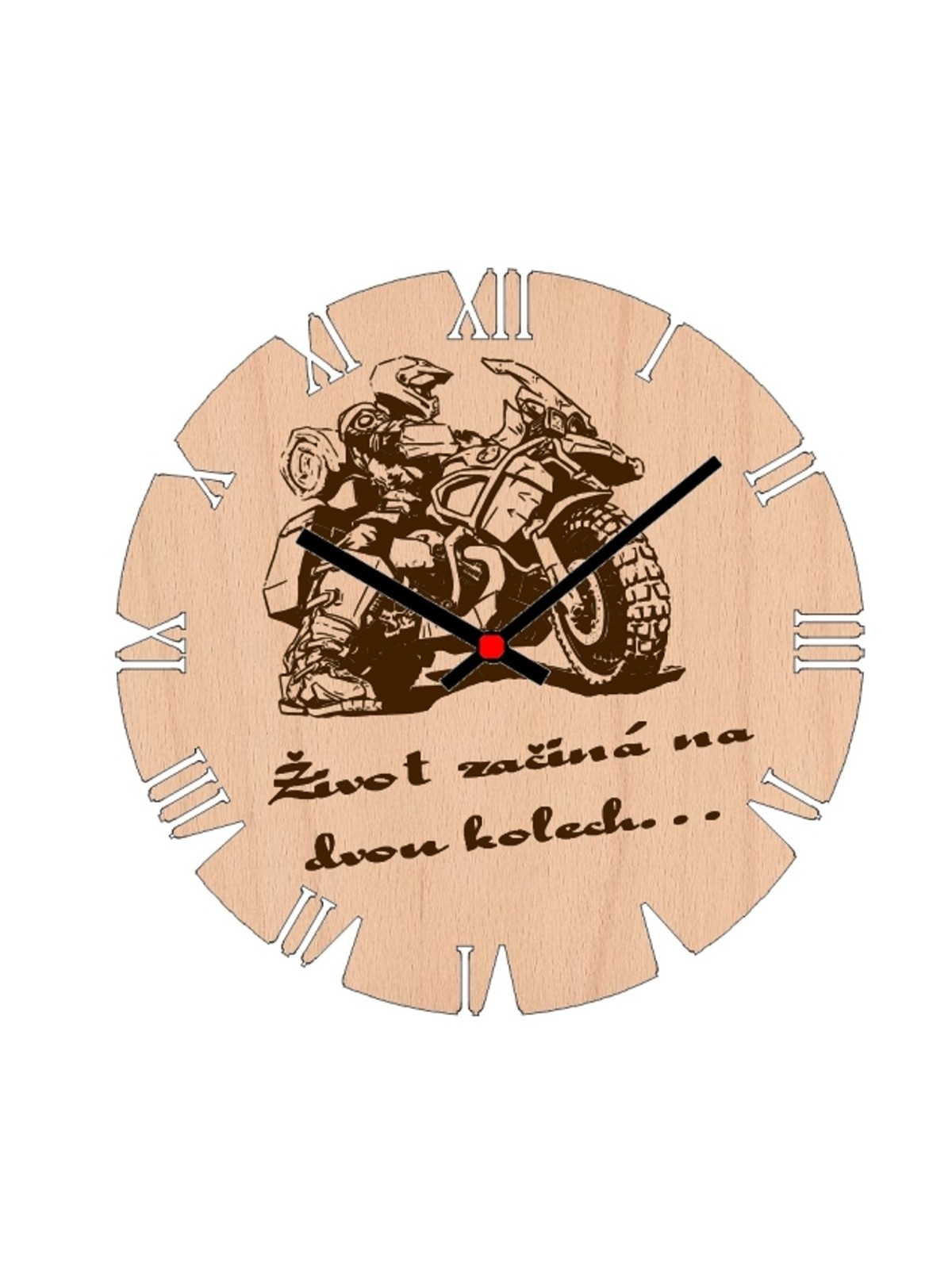 Wall clock - Biker