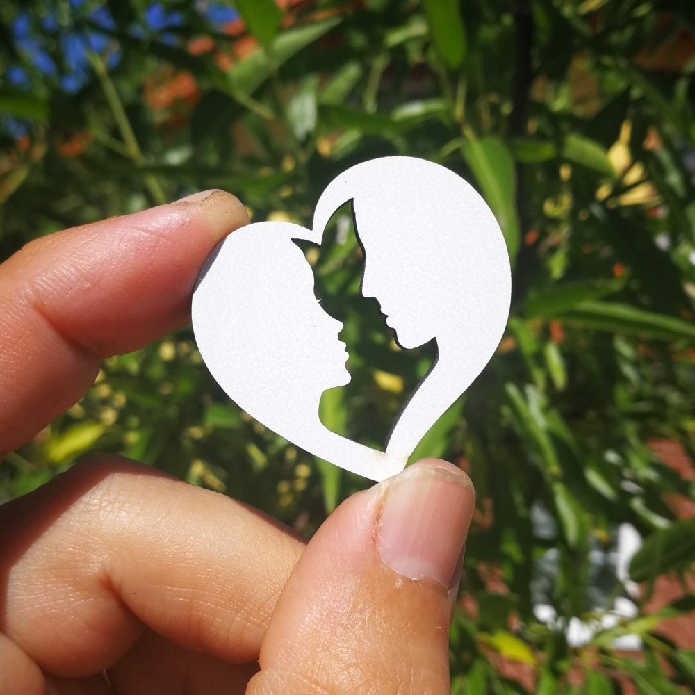 Pair in heart - 4cm/20pcs