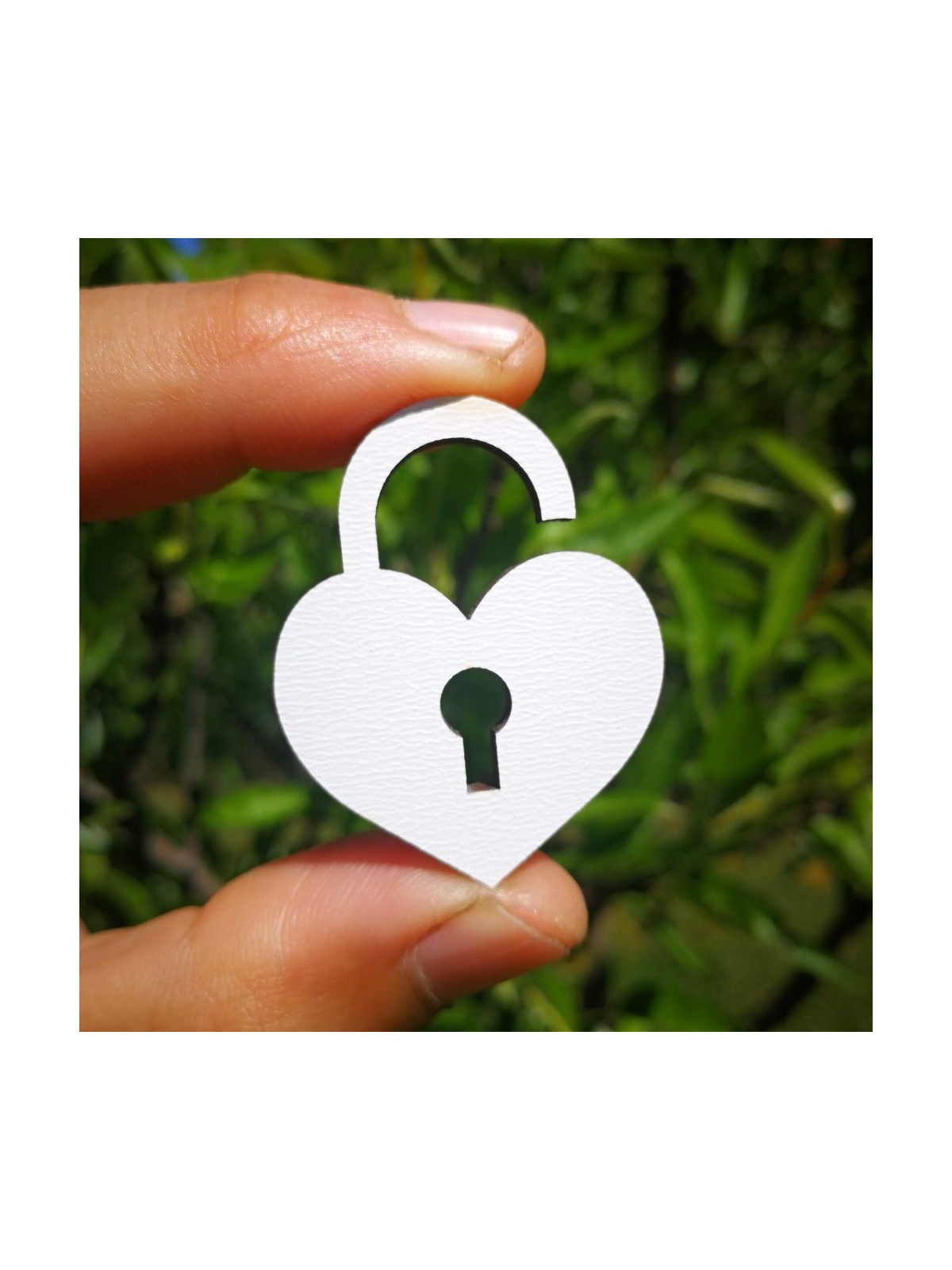 Unlocked heart - 4cm/10pcs