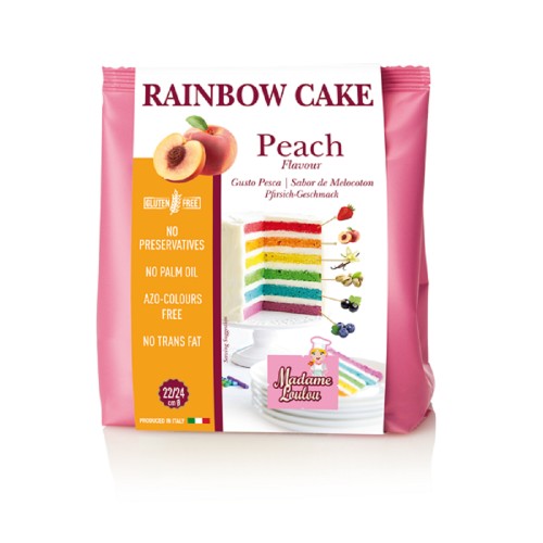 Madame Loulou - Rainbow Cake - broskyňa - 100g