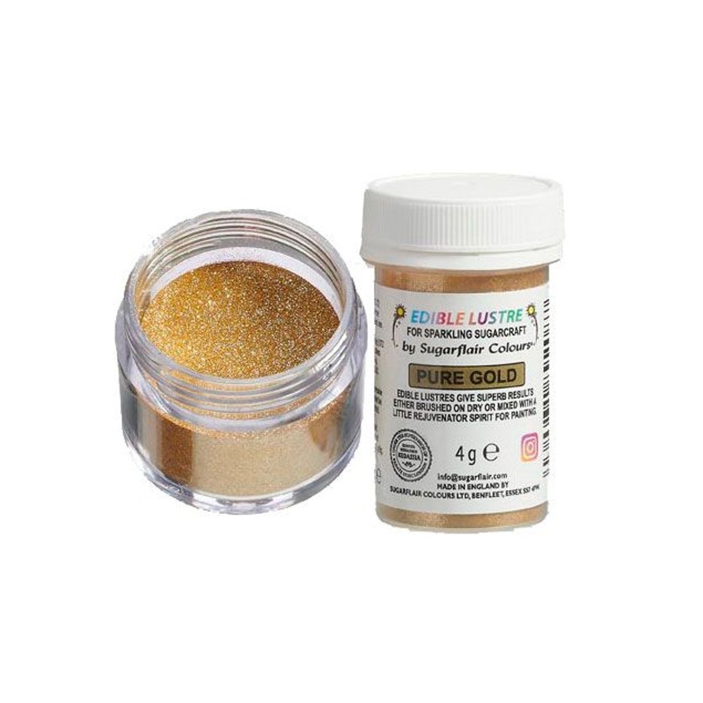 Sugarflair Edible Lustre Colour - Pure Gold 4g