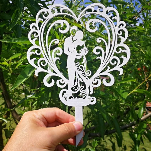 Cake topper - Wedding 01 XL