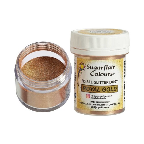 Sugarflair Esspulver Perlglanzfarbe - Gold - Royal Gold 10g