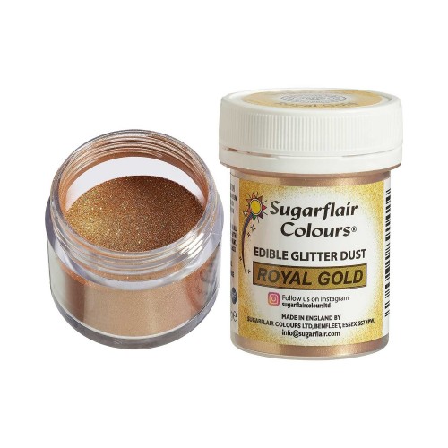 Sugarflair jadalny pył perłowy kolor - złoty - Royal Gold 10g