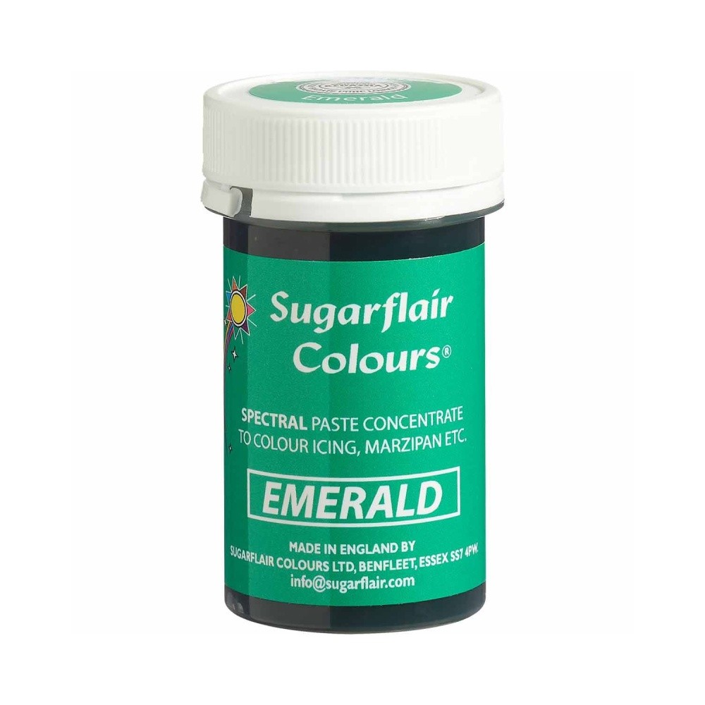 Sugarflair Spectral gelová barva - Emerald - 25g