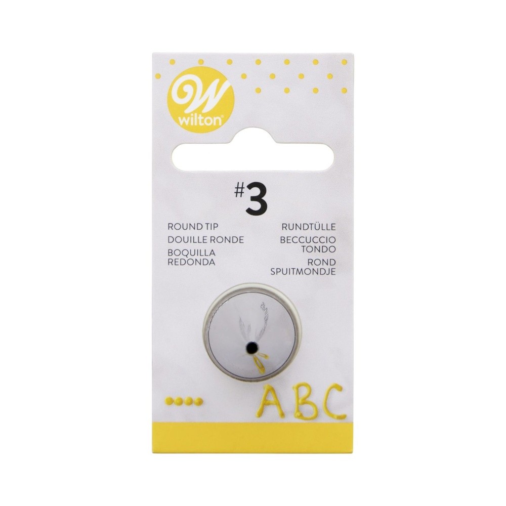 Wilton Decorating Tip 003 Round Carded