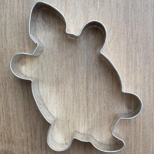 Stainless cookie cutter - turtle II