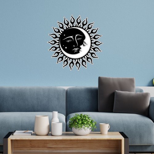 Picture on the wall - Sun/moon