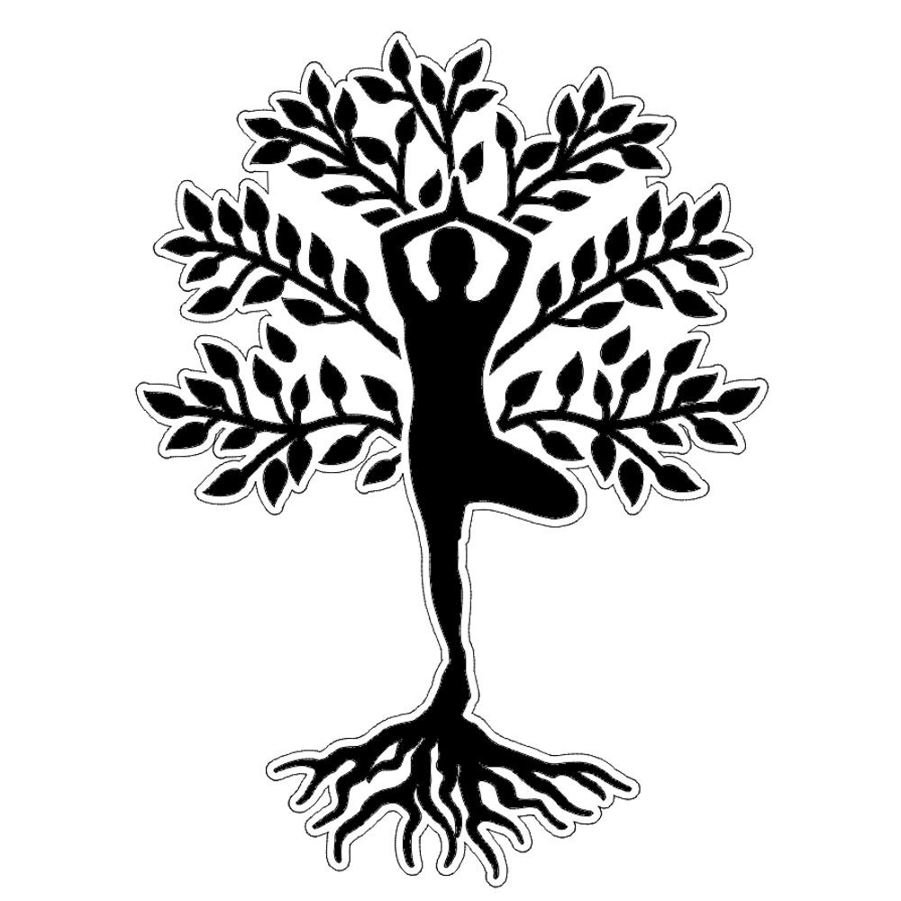 Wall mural - Yoga tree