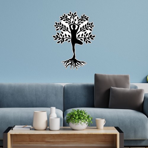 Picture on the wall - Yoga tree