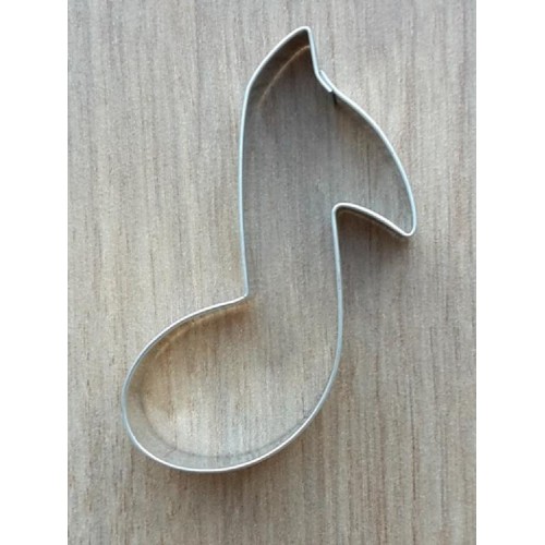 Stainless steel cookie cutter - eighth note