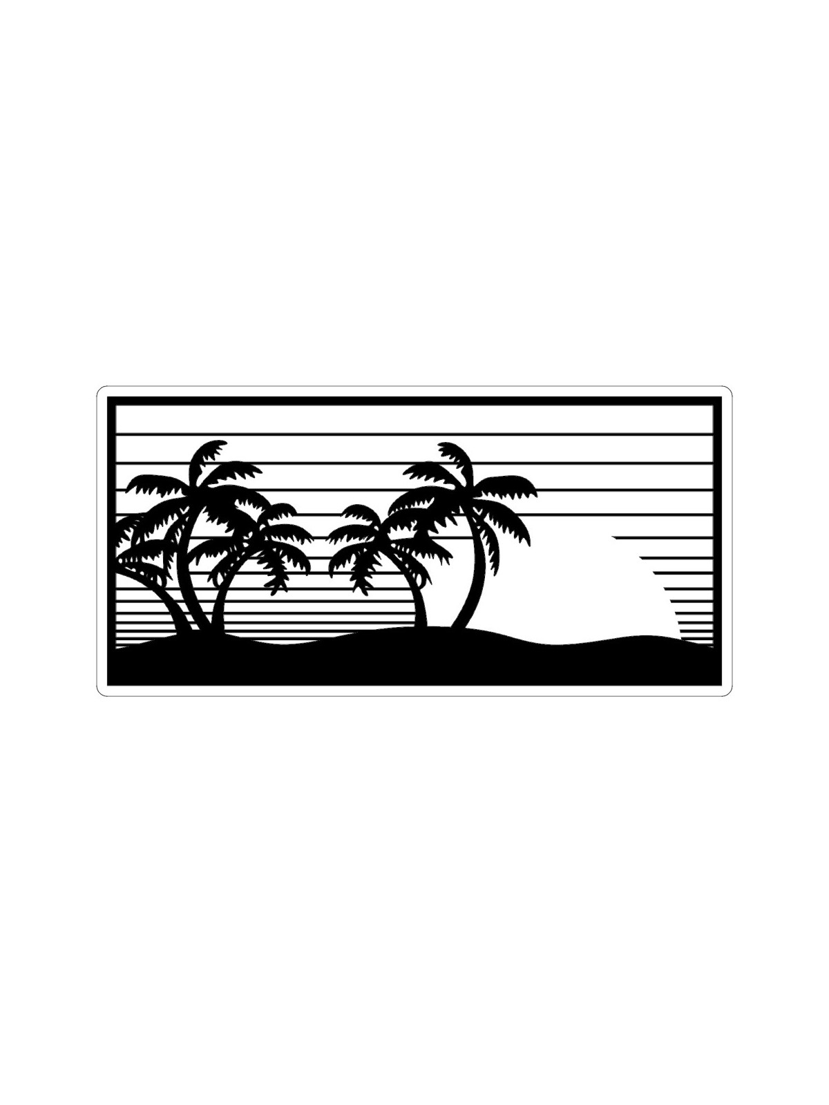 Wall mural - Palm beach