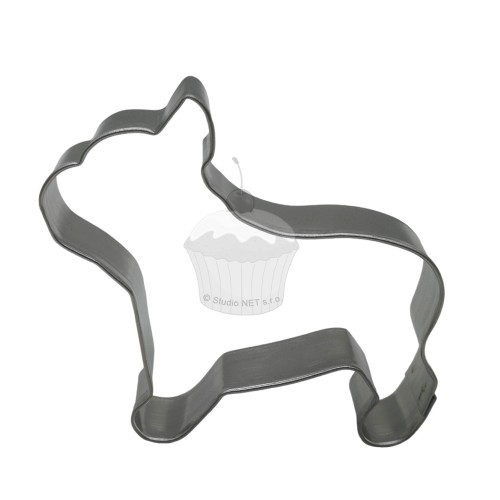 Stainless steel cookie cutter - bulldog