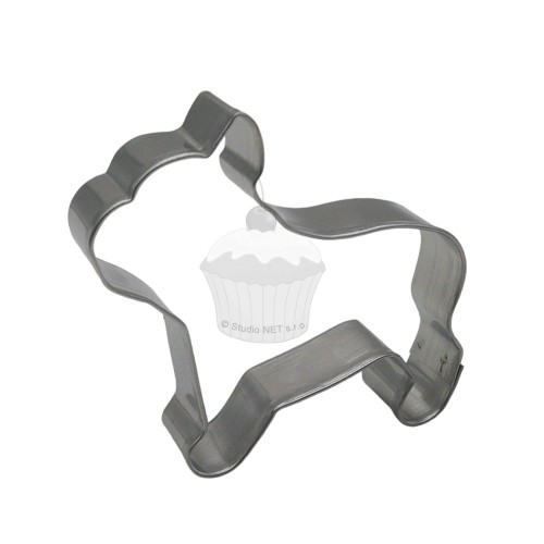Stainless steel cookie cutter - bulldog