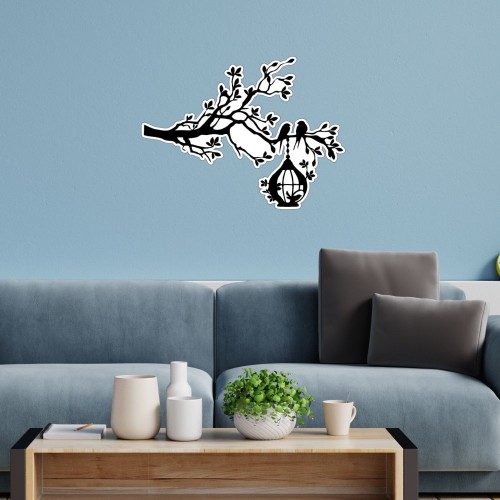 Wall mural - Branch with birds