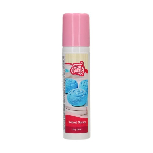 FunCakes Velvet Effect Spray - Blue 100ml