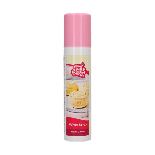 FunCakes Sametový efekt sprej  - biela čokoláda 100ml