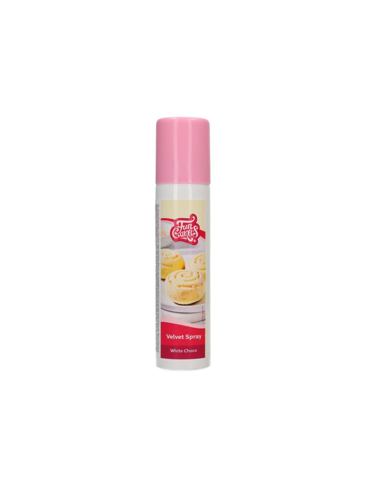 FunCakes Efekt aksamitny w sprayu - biała czekolada 100ml