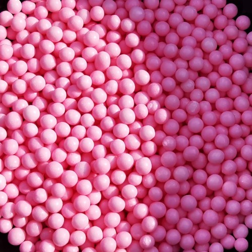 Zuckerperlen 4mm - rosa  - 100g