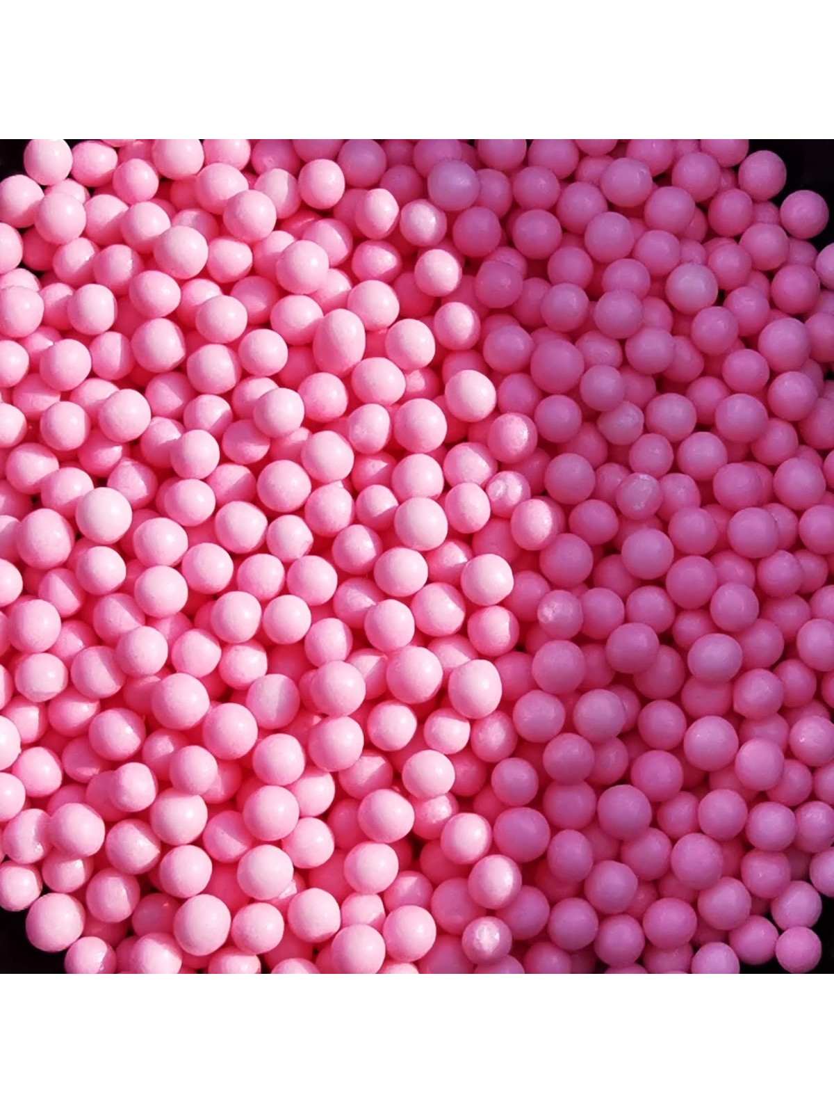 Cukrové perličky 4mm - růžové 100g