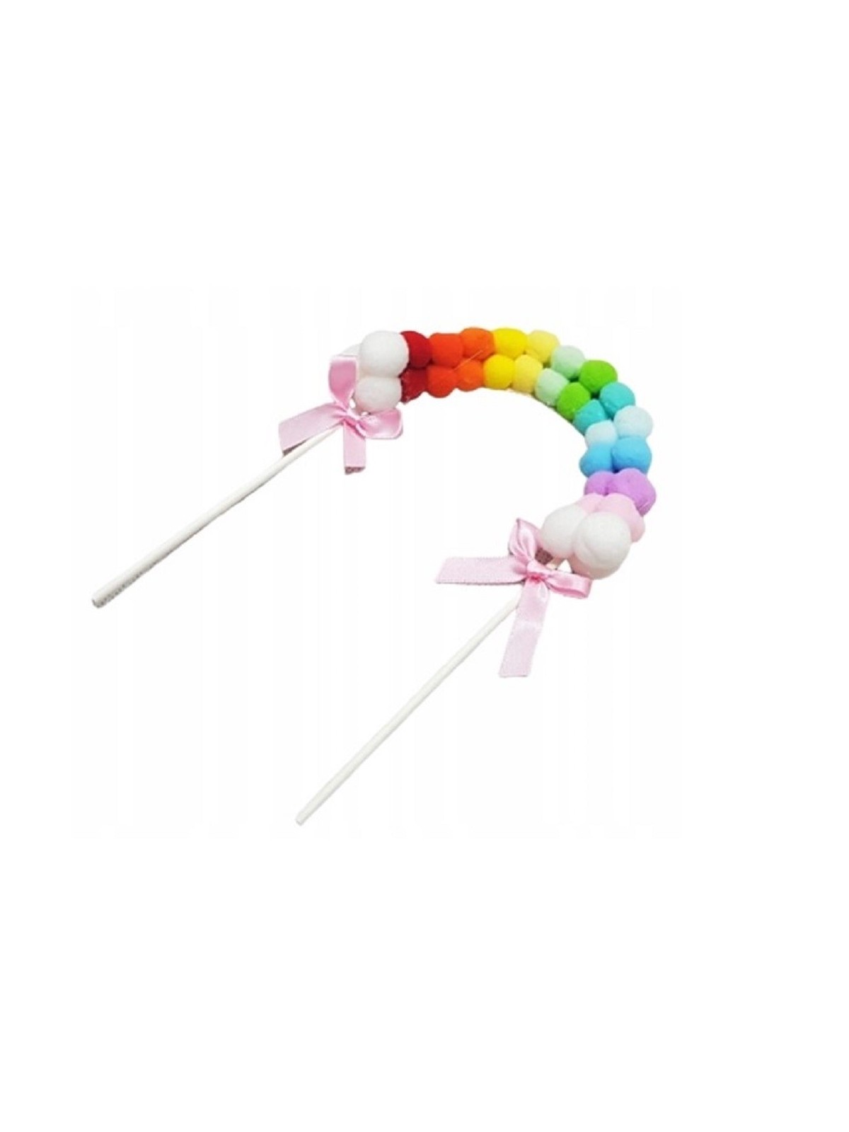 Arch-shaped pick for cake - colorful balloons