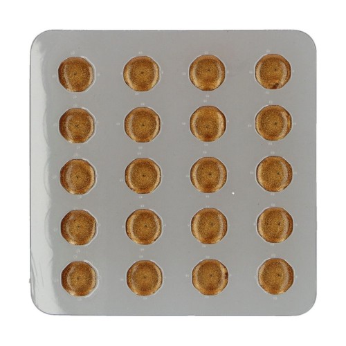 FunCakes – Gold essbare Jelly-Diamanten, 10 mm