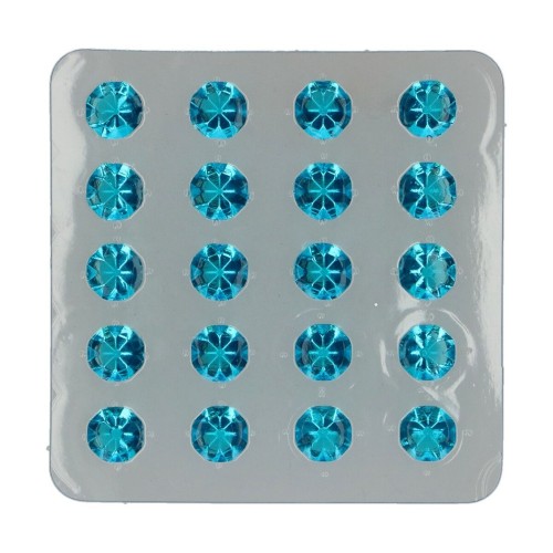 FunCakes – Blau essbare Jelly-Diamanten, 10 mm